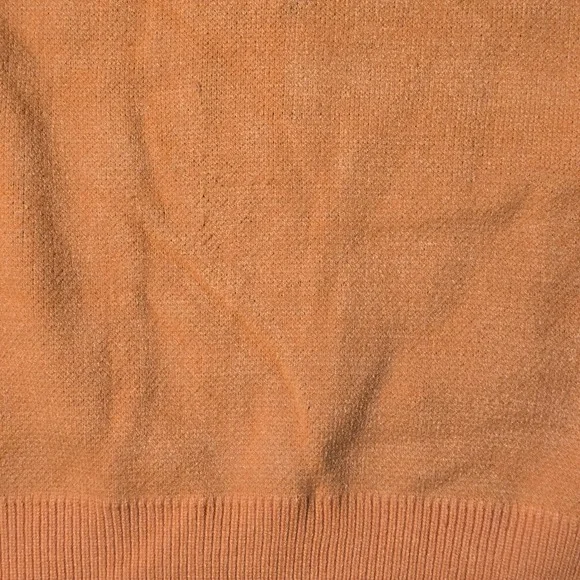 Steady Hands Ladies' Cardigan Small Orange Black Striped Collar Button-Up Rare - Picture 12 of 16